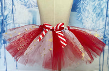 Load image into Gallery viewer, “CHRISTMAS CANDY” short tutu
