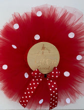 Load image into Gallery viewer, “SOPHIE” Red with white spots costume short children’s tutu
