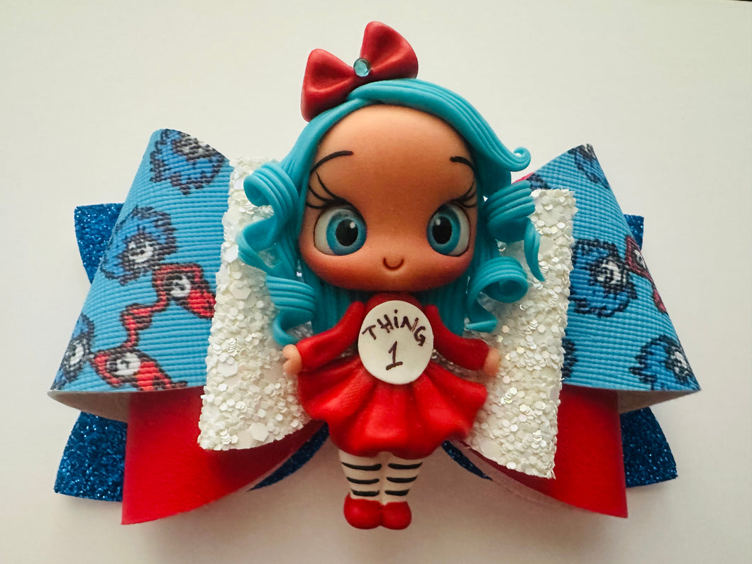 Thang girl large bow