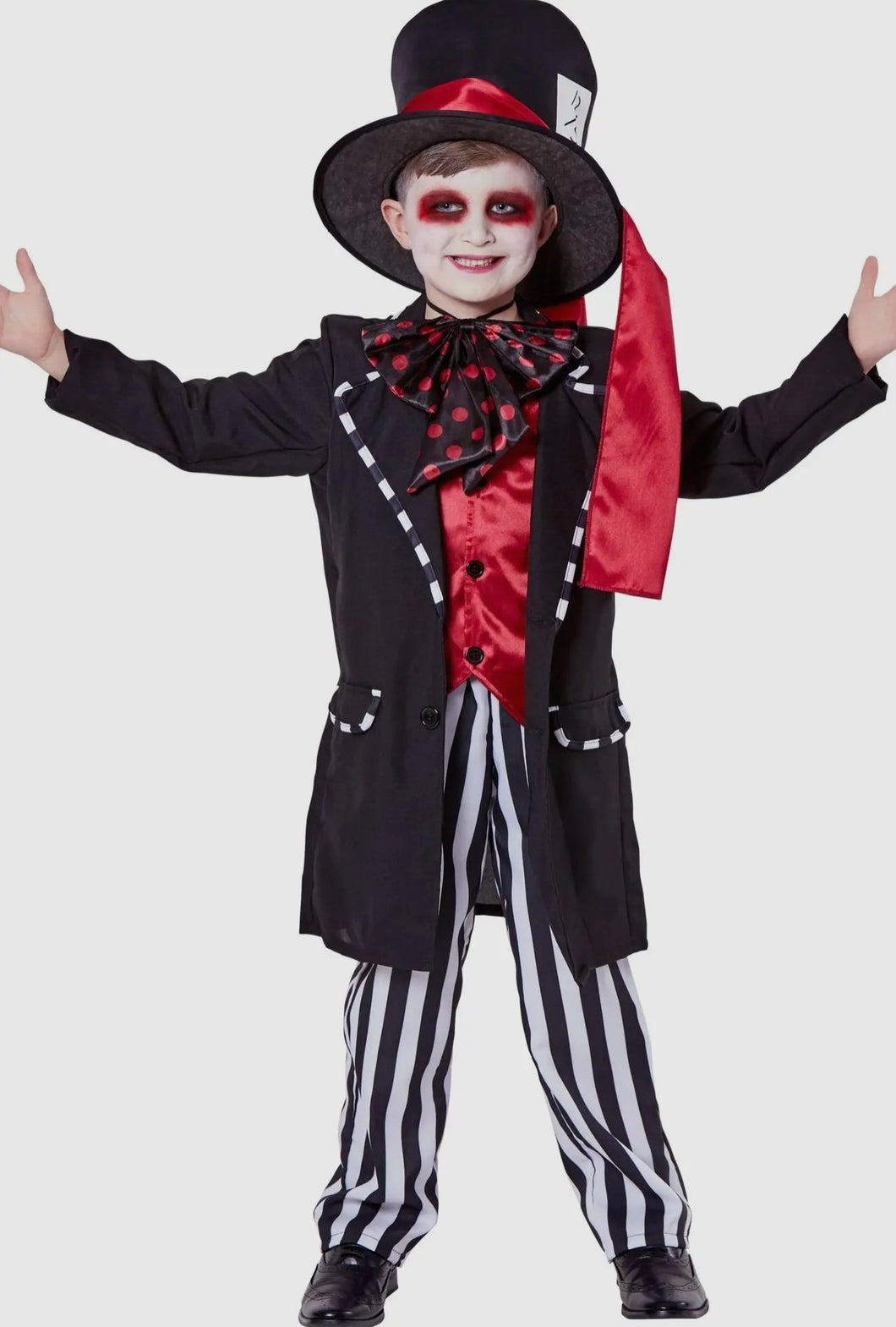 Boy black hatter Halloween costume