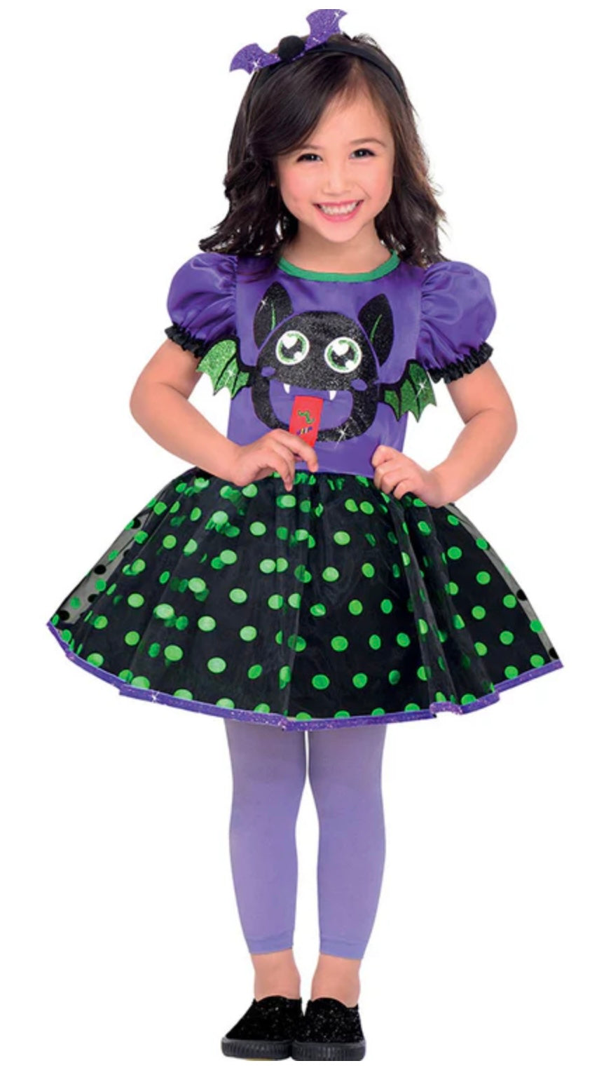 Cute bat Halloween costume tutu dress