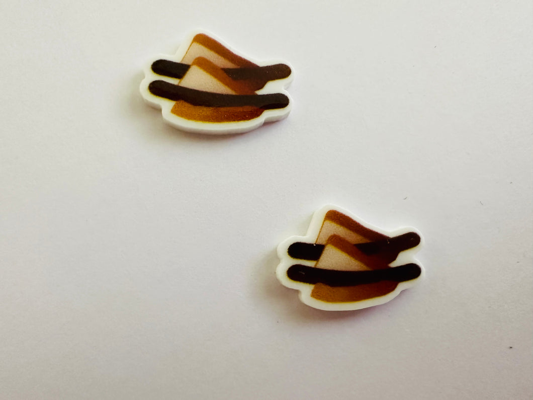 AUSTRALIA DAY SNAG IN BREAD EARRINGS accessories