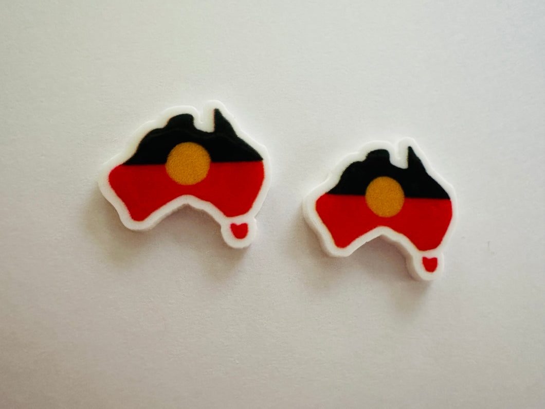 Australia naidoc studs accessories