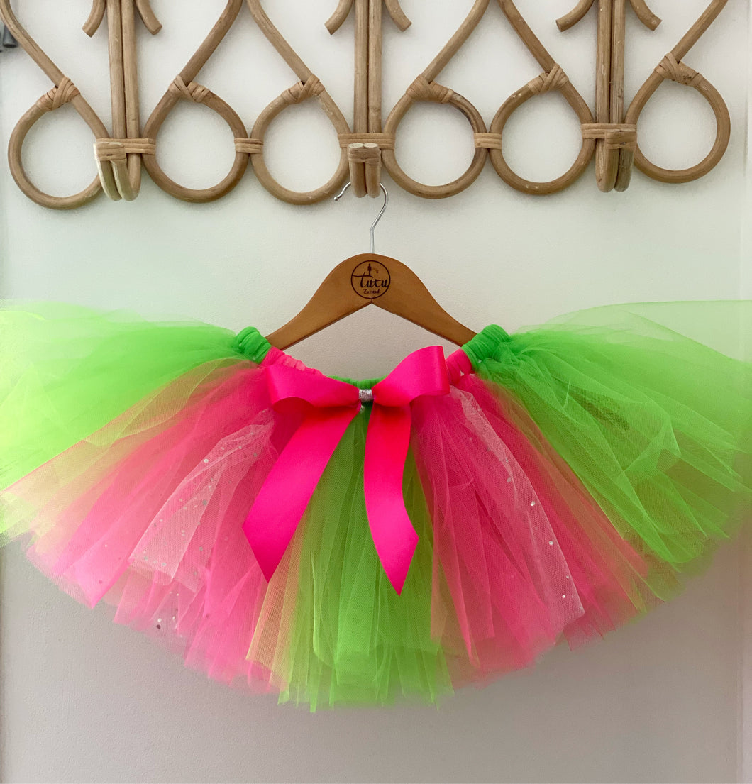 80’s vibe neon short tutu “RADICAL BAILEE”