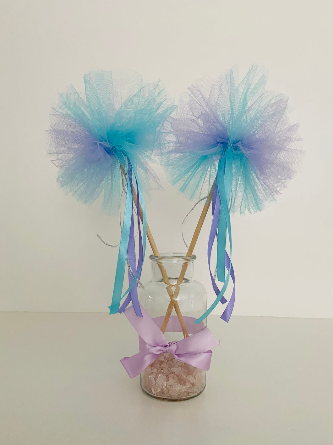 Tulle fairy costume wands