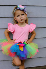 Load image into Gallery viewer, “POPPI” Rainbow short children’s tutu
