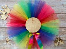 Load image into Gallery viewer, “RAINBOW BRIGHT” short children’s tutu
