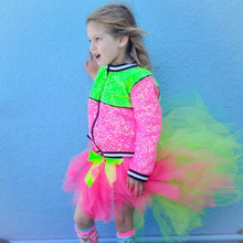 Load image into Gallery viewer, 80’s vibe neon Hi Low tutu “BRIONY”
