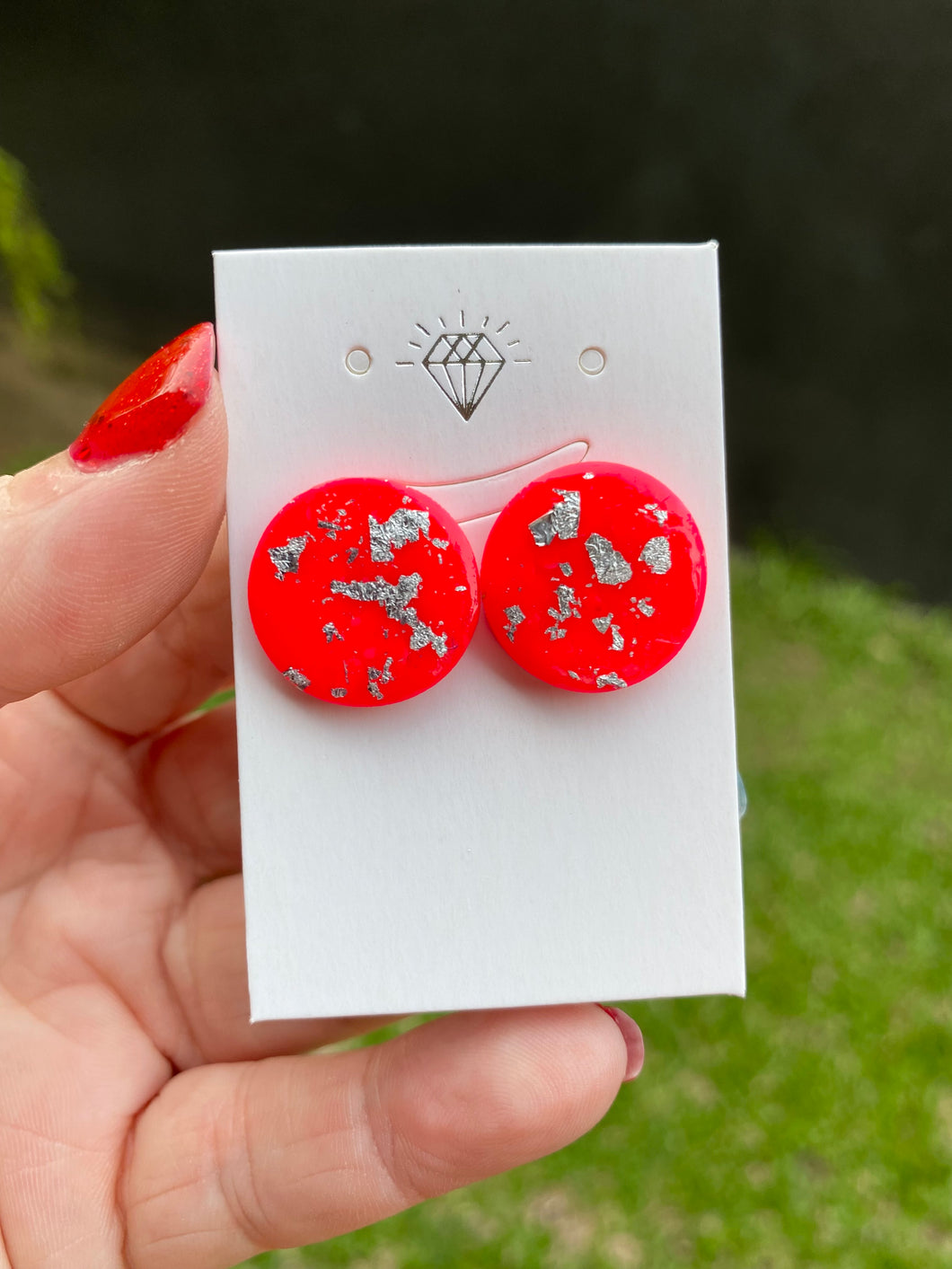 Hot Pink “RAVE” stud accessories