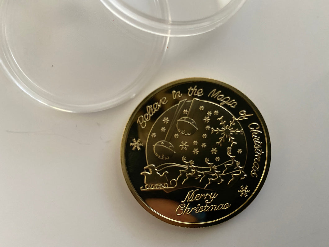 Santa’s very special Christmas coin