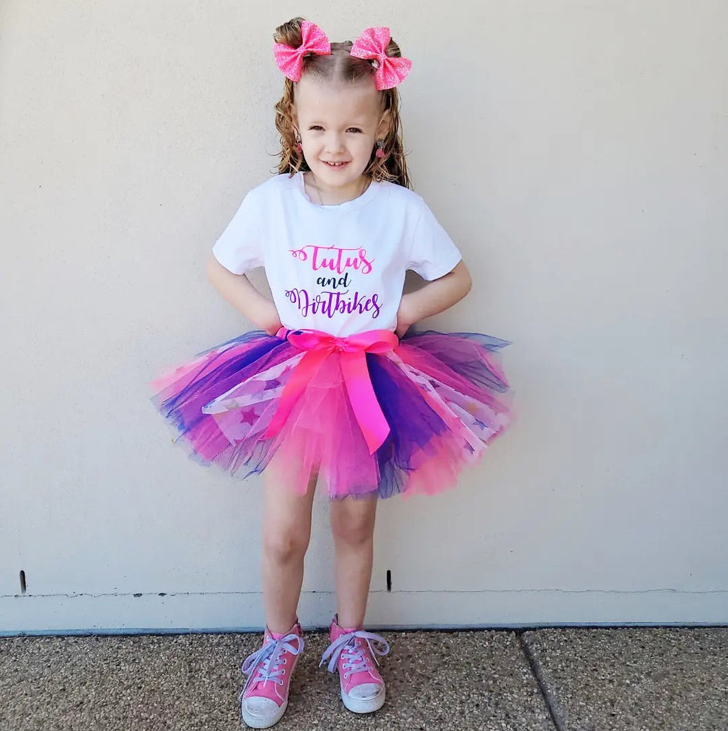 80’s vibe neon short tutu “INDY-ROSE”