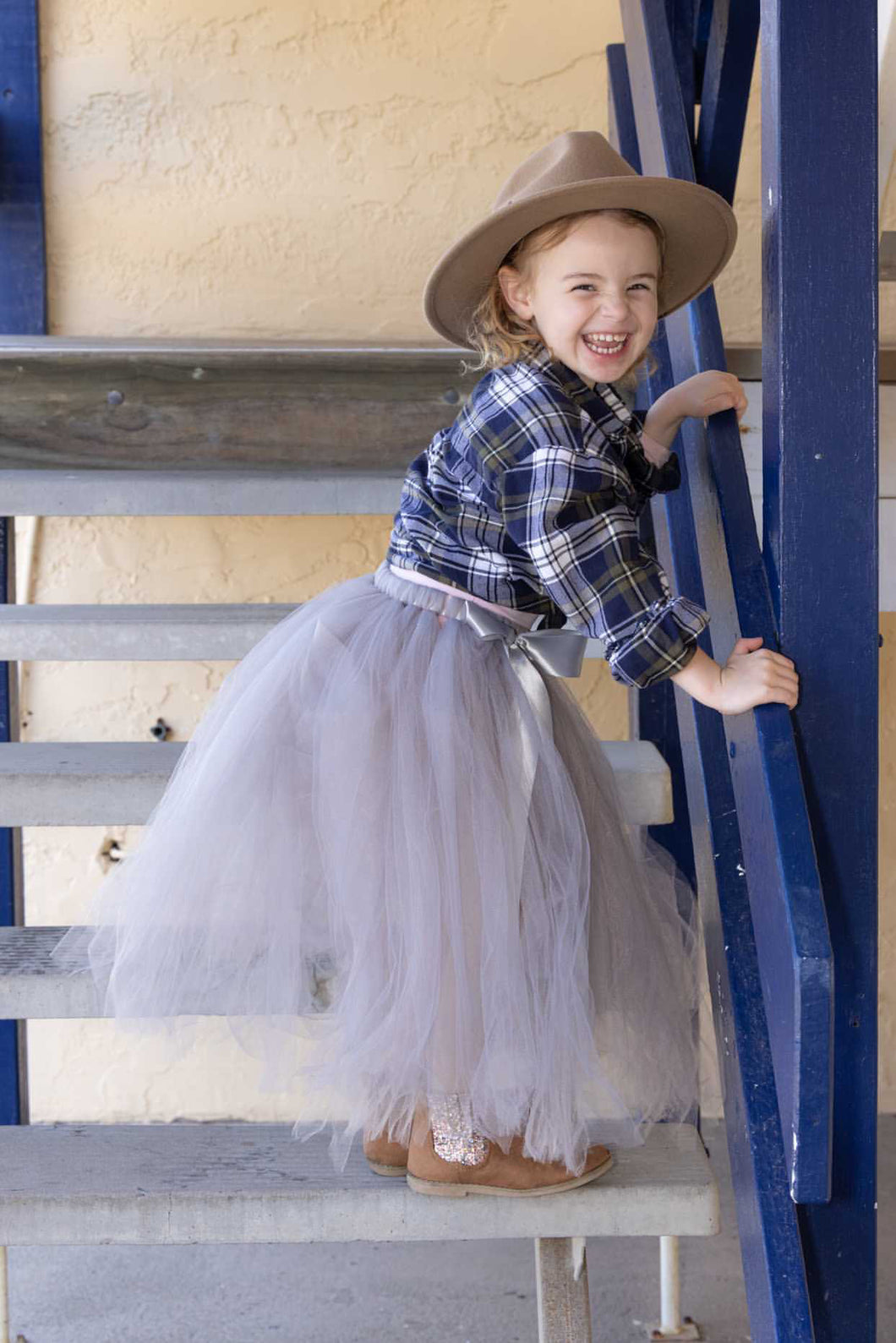 Long grey children’s tutu