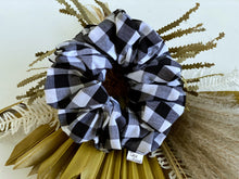 Load image into Gallery viewer, LARGE gingham scrunchie/accessories
