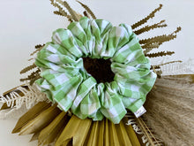 Load image into Gallery viewer, LARGE gingham scrunchie/accessories
