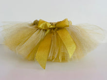 Load image into Gallery viewer, “OLD GOLD”  gold sparkle short children’s tutu
