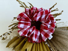 Load image into Gallery viewer, LARGE gingham scrunchie/accessories
