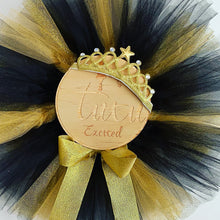 Load image into Gallery viewer, “LUXE” black and gold short children’s tutu
