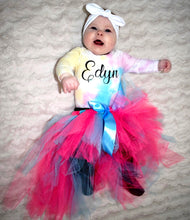 Load image into Gallery viewer, 80’s vibe neon Hi Low tutu “EDYN”
