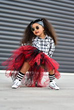 Load image into Gallery viewer, “HARLEQUIN” hi low street style tutu
