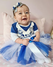 Load image into Gallery viewer, “ELIYAH” Royal blue &amp; white short children’s tutu
