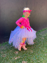 Load image into Gallery viewer, 80’s vibe neon Hi Low tutu “POPSTAR”
